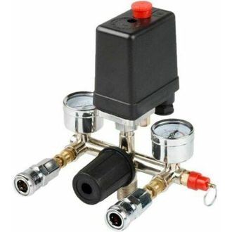 OEM Interruptor De Presi&oacute;n Para Compresor De Aire, Interruptor De Presi&oacute;n Trif&aacute;sico, V&aacute;lvula De Control Con Regulador De Aire, V&aacute;lvula Y Man&oacute;metro