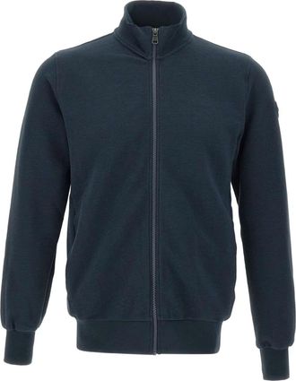 Colmar Felpa a coste con zip - Blu
