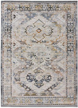 Atticgo Alfombra vintage beige/caldera/azul 154x230 cm