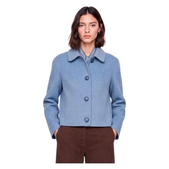 Kocca Dames, Jassen, Blauw, Maat: XS Viscose