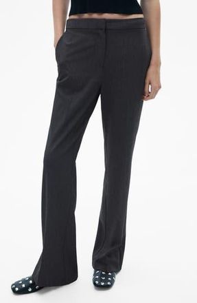 Mango Flare Leg Suit Pants in Grey at Nordstrom Rack, Size 6