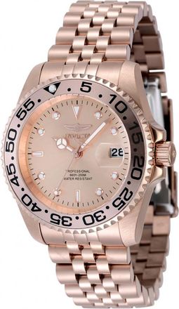 Invicta Pro Diver Quartz Rose Gold Dial Ladies Watch 48386
