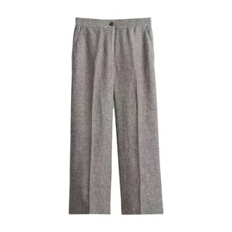 OPUS Maikito Light Pantalon - Dames - Broeken - Grijs - Maat: 2XL Linnen