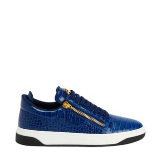 Giuseppe Zanotti Office - Heren - Schoenen - Blauw - Maat: 45 EU