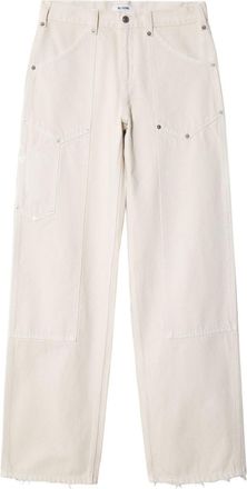 Re/Done mid-rise straight-leg jeans - women - Cotton - 27 - White