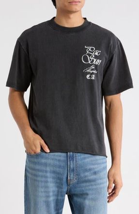 PacSun Cyber Hand Cotton Graphic T-Shirt in Washed Black at Nordstrom, Size X-Large