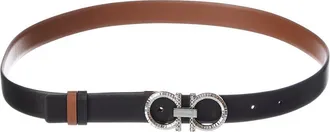 Ferragamo Ferragamo Gancini Reversible Leather Belt
