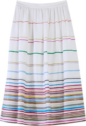 Paul Smith Midi Skirts, female, Multicolor, Size: XS Gonna Lunga Multiriga PS
