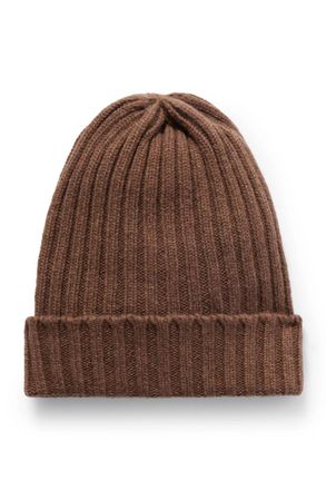 Thom Sweeney Ribbed Cashmere Beanie