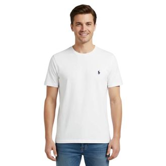 Polo Ralph Lauren T-Shirts, male, White, Size: 2XL T-Shirt