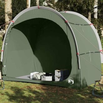 vidaXL Tenda Portaoggetti Verde Impermeabile - Vidaxl