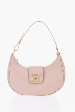 Celine Leather Hobo Bag with Monogram size Unica