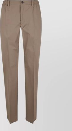 Incotex elastic-waist chino trousers