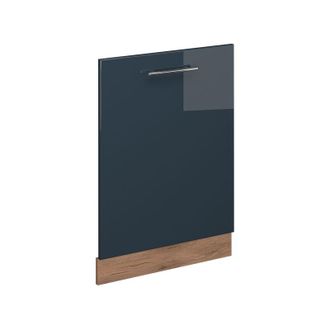 Vicco Panel Frontal Del Lavavajillas Fame-line, Azul Oscuro Alto Brillo, 60 Cm Sin Encimera, Vicco