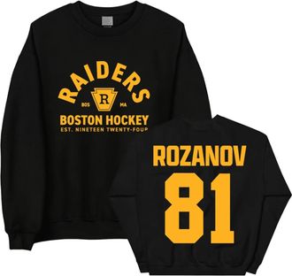 Generic Heated Rivalry Hockey Jersey Sweatshirt, Hollander 24 Rozanov 81 Hunter 21 Crewneck Casual Long Sleeve Men/women Pullover