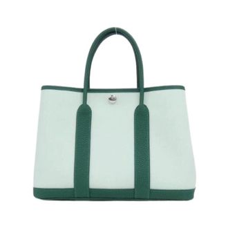 Herm&egrave;s Pre-owned Borsa Tote Garden Party Negonda - - Pre-owned - Donna - Verde - ONE SIZE