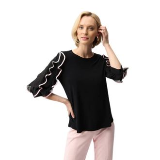 Joseph Ribkoff Blouses, female, Black, Size: 3XL Joseph Ribkoff Jackets