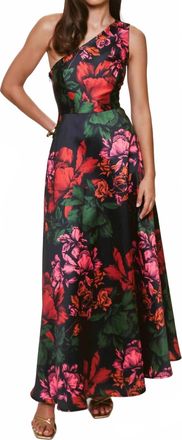 Hutch Cassandra Dress In Black Multi