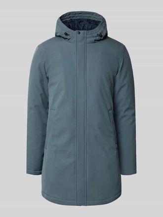 Matinique Regular Fit Parka mit Kapuze Modell Madeston in Jeansblau, Gr&ouml;&szlig;e XXL