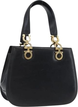 Ferragamo Pre-owned Handbags, female, Black, Size: ONE SIZE Pre-owned Hand Bag
