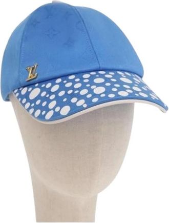 Louis Vuitton Pre-owned Vintage Monogram Cap - Dames - Vintage Accessoires - Blauw - ONE Size - Vintage