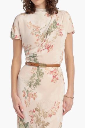Favorite Daughter The Graceful Top In Light Peach/rose