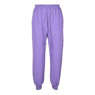 Weili Zheng Sweatpants, female, Purple, S, Cotton Casual Trousers