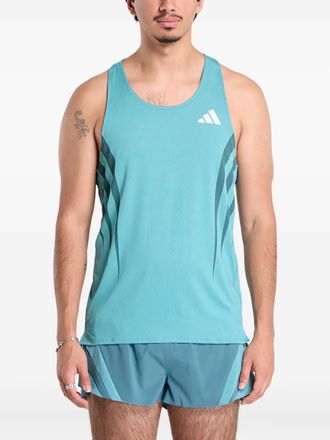 adidas Adizero Archive logo tank top - men - Recycled Polyester/Elastane - M - Blue