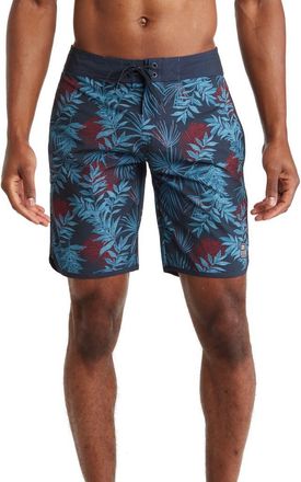 Travis Mathew Party Hearty Board Shorts in Blue Nights at Nordstrom Rack, Size 30