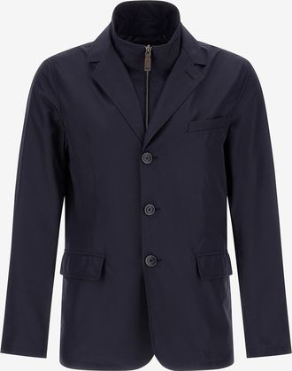 Herno Blazer mit Daunen-Latz