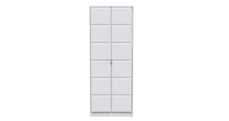 Welcome Furniture Hanover Ready Assembled 2 Door Wardrobe in White Matt - Welcome Furniture | TJ Hughes