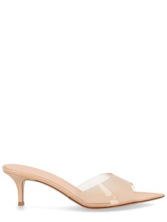 Gianvito Rossi Beige Slip-on Heels