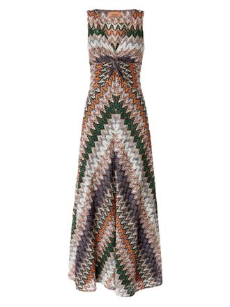 Missoni Multicolor Zig Zag Maxi Dress