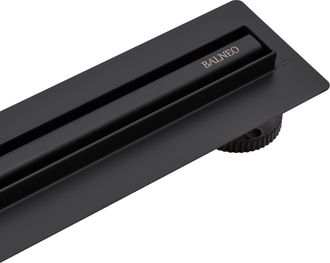 OEM Desag&uuml;e Lineal Slim&low Proline Negro De 70 Cm, Color Negro