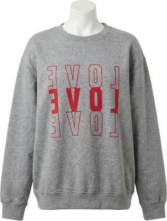 Z Supply Amor Boyfriend Sweatshirt In Classic Heather Grey