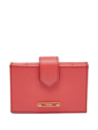 Fendi Leren portemonnee - Roze