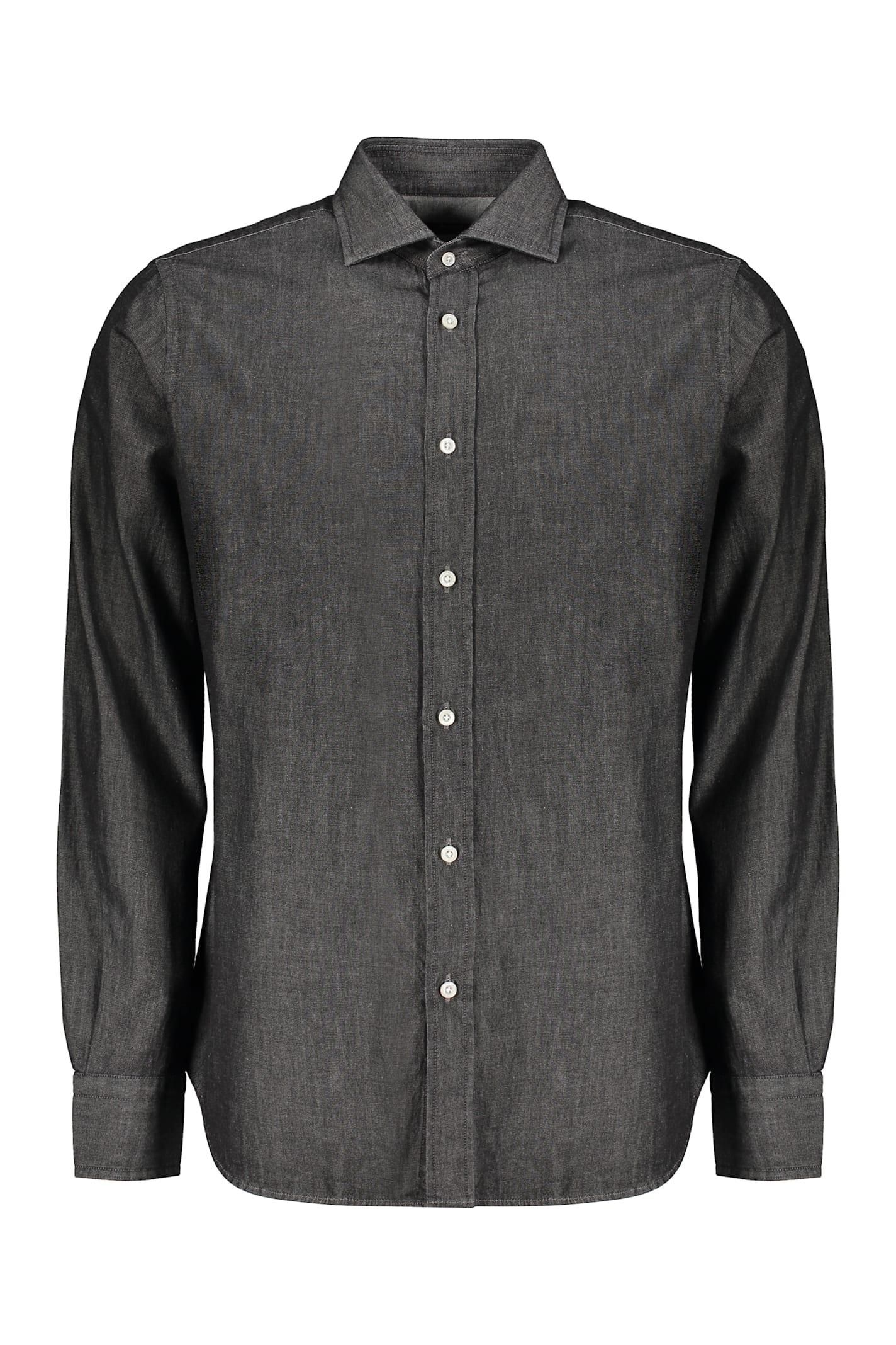 MOORER 売れ筋商品|||ムーレー シャツ トップス レディース Denim shirts Blue Women's Deluxe Shirt - Moorer Denim Shirt