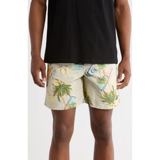 Icecream Diner Nylon Shorts in Beige at Nordstrom Rack, Size Xx-Large