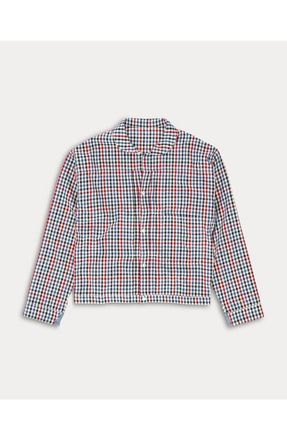 Fortela Peter Vichy Check Cotton Overshirt in Multicolor at Nordstrom, Size X-Large Eu