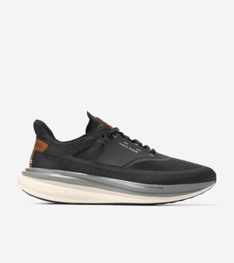 Cole Haan Mens &Oslash;riginal Grand Quadstar Running Sneakers - Black Size 10.5