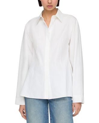 Lafayette 148 New York Pintuck Back Shirt