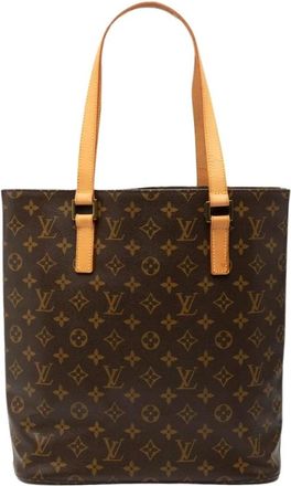 Louis Vuitton Pre-owned Tote Bags, female, Brown, Size: ONE SIZE Pre-owned Printed Coated Canvas Tote