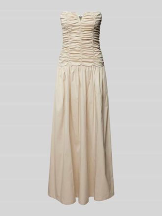 Amy Lynn Cocktailkleid mit Raffungen Modell Shyla in Offwhite, Gr&ouml;&szlig;e 34