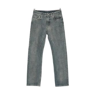 Rick Owens Six-Pocket Rechte jeans - Dames - Jeans - Blauw - Maat: W27 Katoen