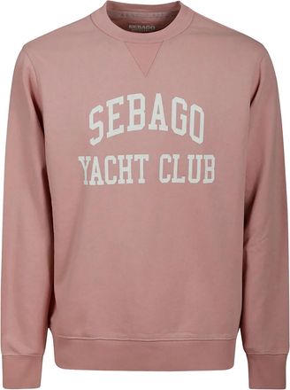 Sebago Felpa con stampa logo - Rosa