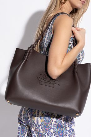 Etro Shopper Bag, Womens, Brown