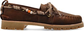 Golden Goose Cruise Tank Sole Lace-Up Boat Shoes