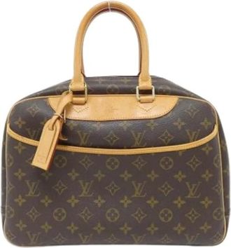 Louis Vuitton Pre-owned Handbags, female, Brown, Size: ONE SIZE Pre-owned Vintage Coated Canvas Handbag