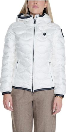 Blauer Hooded Padded Jacket - Dames - Winterjassen - Wit - L - Leer - Jassen