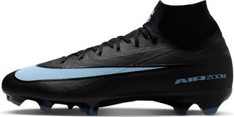 Nike Mens Mercurial Superfly Pro Firm-Ground High-Top Soccer Cleats in Black | HF9433-001